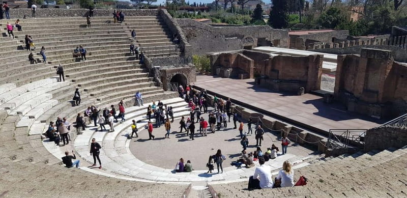 Pompeii: Entry Ticket w/ Guide and Transfers or Audio Guide - The journey from Rome and what the transfer adds