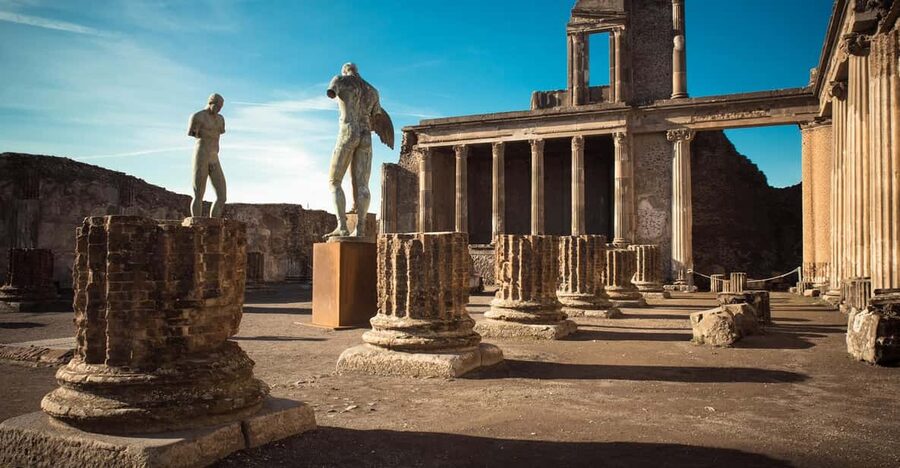 Pompeii & Herculaneum: Skip-the-line & Digital Guide App - Entering Pompeii with the digital guide