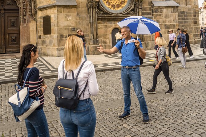 Prague Astronomical Clock Tower Ticket+20min Intro & opt. E-guide - Collecting your ticket on Maiselova Street