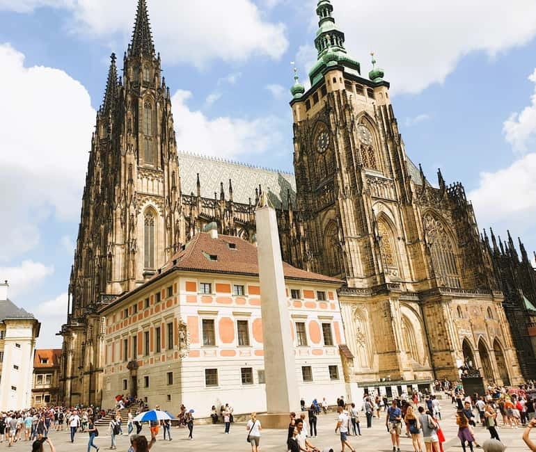Prague Castle Ticket & Audioguide with Pick-up in GPG Office - Collecting the ticket at Maiselova 5