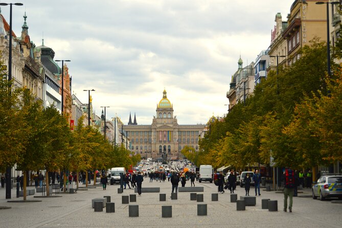 Prague: National Museum Ticket & Online Audioguide City Tour - Collecting the ticket on Maiselova Street