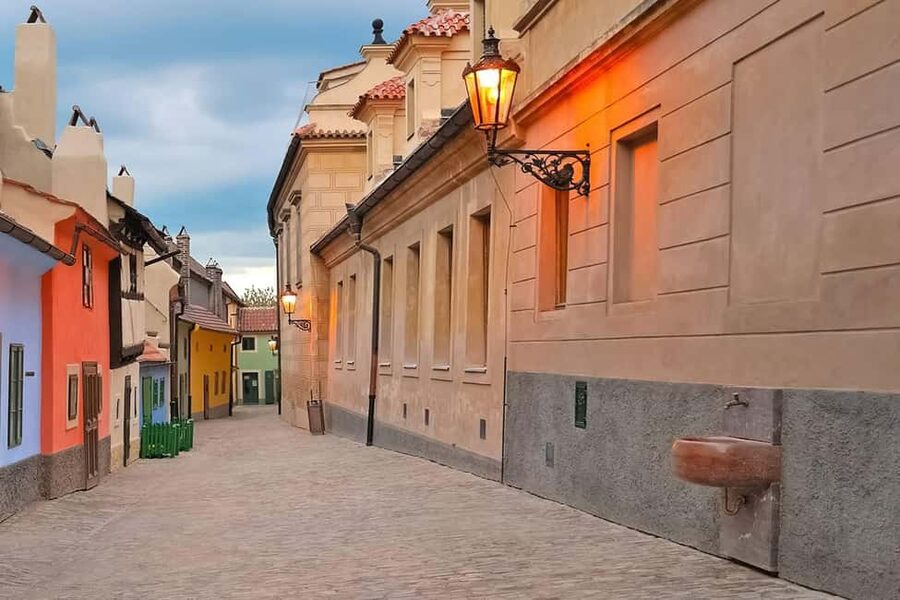 Prague: Prague Castle Skip-the-Line Ticket with Audioguide - St. George’s Basilica offers a quieter contrast