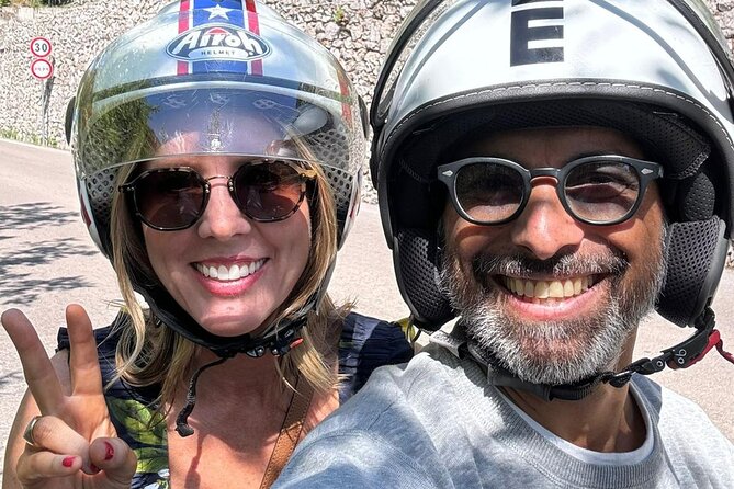 Private audio-guided Amalfi Coast Vespa Tour with driver - The Furore Fjord is made for a quick photograph