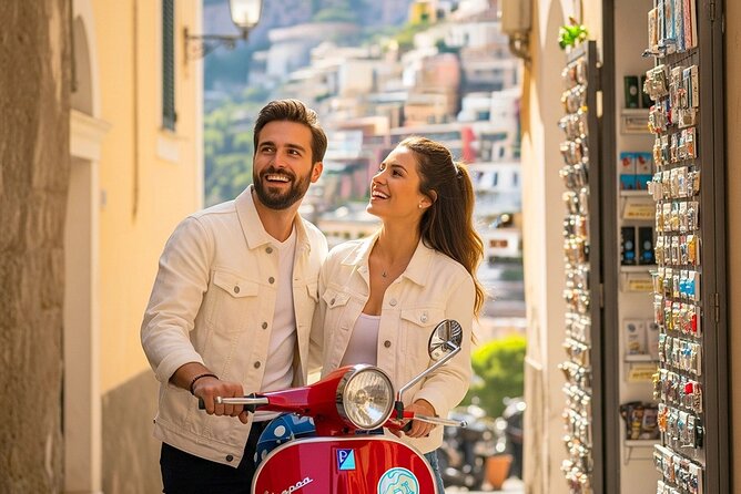 Private audio-guided Amalfi Coast Vespa Tour with driver - Pickup from Positano, Sorrento, Naples, or the port