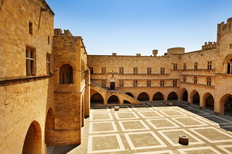Rhodes: Palace of the Grand Master E-Ticket & Audio Tour - What the entrance, courtyard, and chapel reveal