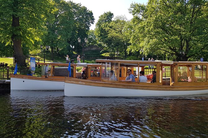 Riga City Canal & Daugava River Premium Boat Tour with Audioguide - Old Town towers, Big Christopher, and Riga Castle