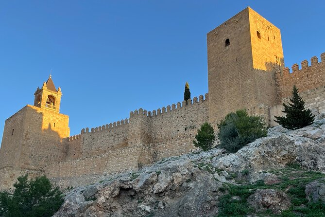 Romantic Antequera: A Self-Guided Audio Tour - Modern art beside older Antequera