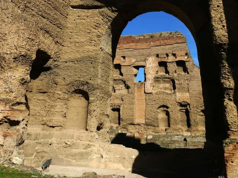 Rome: Ancient Baths of Caracalla Ticket & Audio Guide - Following the 17 audio-guide stops
