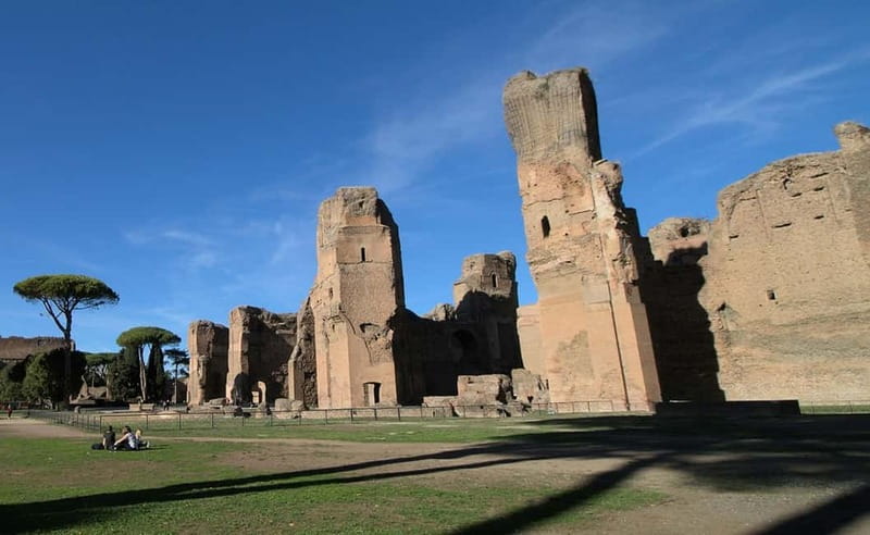 Rome: Ancient Baths of Caracalla Ticket & Audio Guide - Getting to the entrance and starting the visit