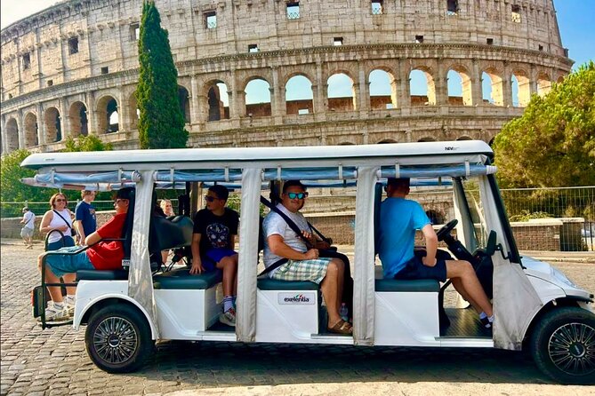 Rome by Golf Cart Private Tour and Colosseum with Audio Guide - Why the golf cart works well in Rome