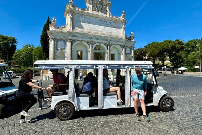 Rome by Golf Cart Private Tour and Colosseum with Audio Guide - Bocca della Verità and the old river quarter