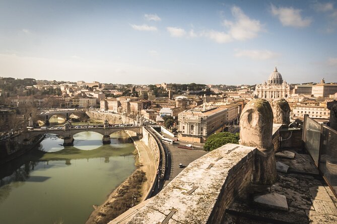 Rome: Castel Sant’Angelo Entry Ticket and Audioguide - The panoramic terrace is worth the climb