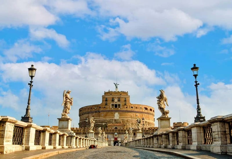 Rome: Castle Sant'Angelo Ticket w/ audioguide option - Meeting Near the Angel Statue