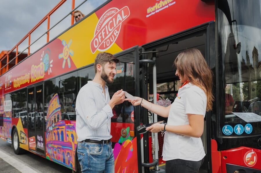Rome: City Sightseeing Hop-on Hop-off Bus with Audioguide - Key points before you ride