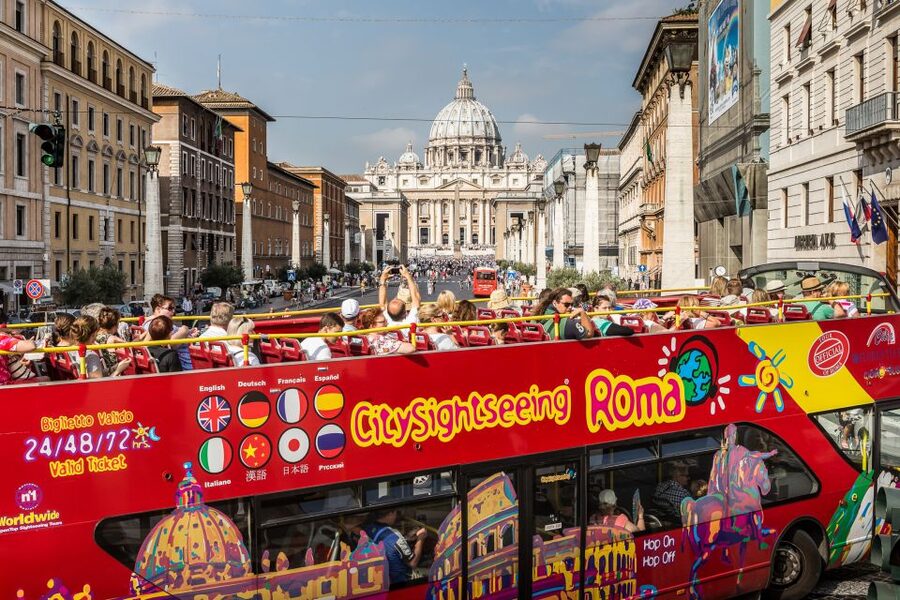 Rome: City Sightseeing Hop-on Hop-off Bus with Audioguide - Audio commentary, Wi-Fi, and the open deck