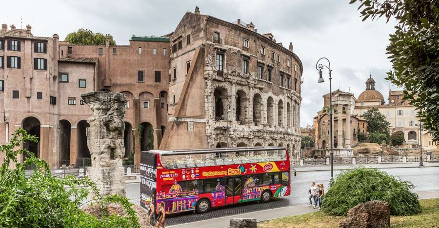 Rome: City Sightseeing Hop-on Hop-off Bus with Audioguide - The Jubilee Line and different bus options