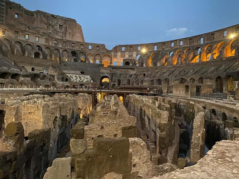 Rome: Colosseum, Forum Audio Tour with Hop-on Hop-off Bus - Entering the Colosseum’s first and second rings