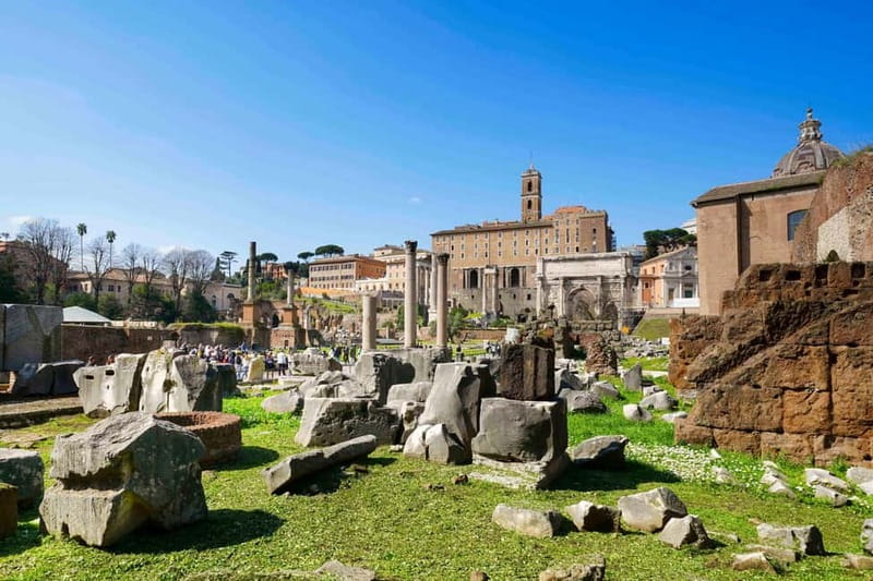 Rome: Colosseum, Forum, Palatine Hill Entry, and Audio Guide - Entering the Colosseum and seeing the arena