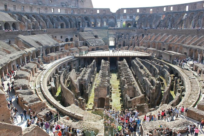 Rome: Colosseum, Roman Forum, Palatine Hill With Free Audio Guide - Inside the ancient amphitheatre