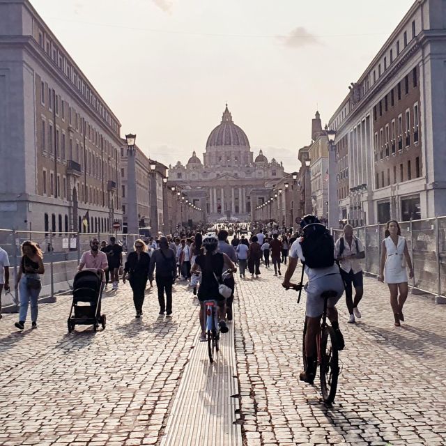 Rome: E-Bike Rental with Audio Guide - Getting comfortable with the e-bike