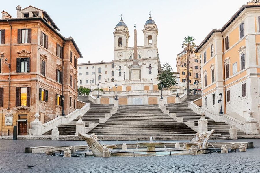 Rome: Hop-on Hop-off Sightseeing Bus Tour with Audioguide - Piazza Barberini, Trevi Fountain, and a final central loop