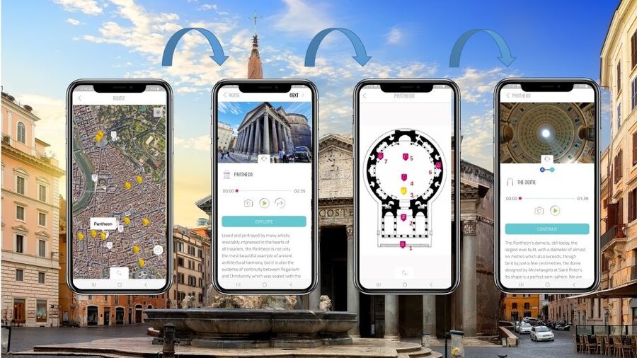 Rome: Monuments Audio Guide with Pantheon, no entry ticket - What the $2.83 price really offers
