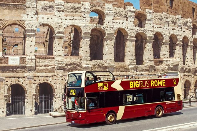 Rome Panoramic Bus Tour & Colosseum Arena Visit with Audio Guide - The panoramic bus ride and the 24-hour ticket