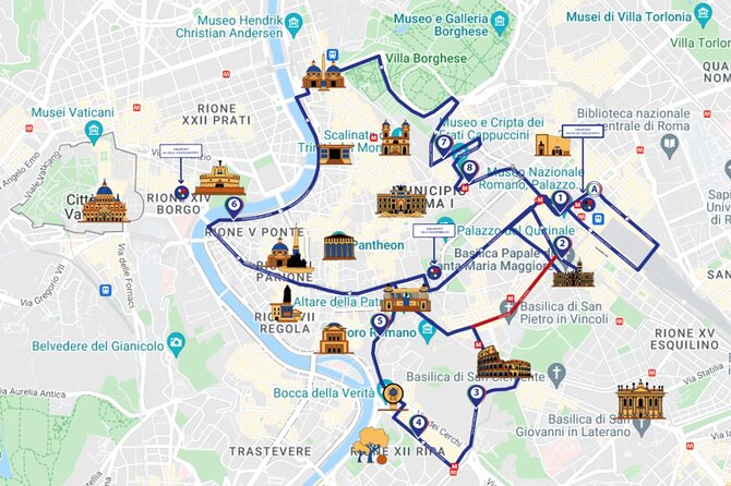 Rome: Panoramic sightseeing Bus Tour + City Highlights Audioguide - Stop 4: Palatine Hill and the Colosseum area