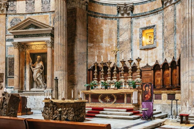 Rome: Pantheon Fast-Track Ticket and Official Audioguide - Collecting your ticket near Via dei Bergamaschi 49