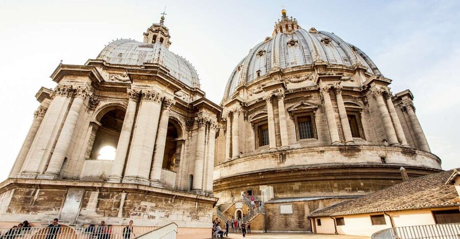 Rome: St. Peter's Basilica & Dome Entry Ticket & Audio Tour - Riding the elevator into St. Peter’s Dome