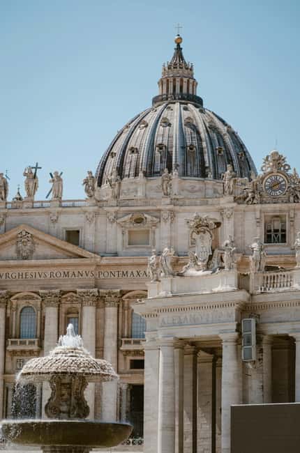 Rome: St. Peters Basilica Reserved Entrance + Audio Guide - The dome, with an important ticket warning