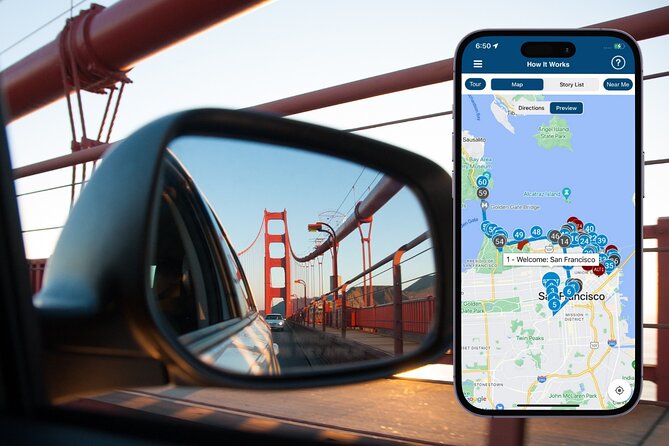 San Francisco Self-Guided Audio Drive: Explore at Your Own Pace - Starting beside the Painted Ladies at Alamo Square