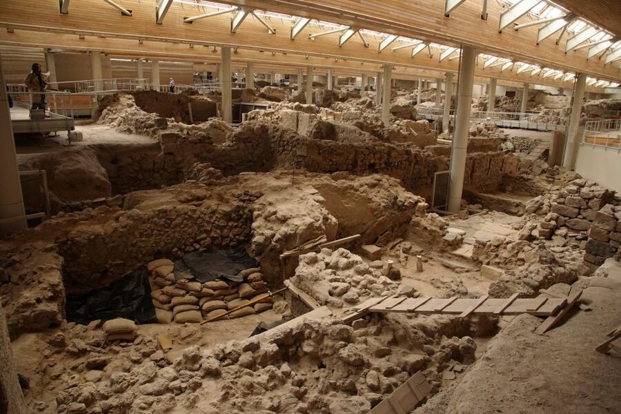 Santorini: Akrotiri Entry Ticket and Audio Guide - The town beneath the volcanic ash