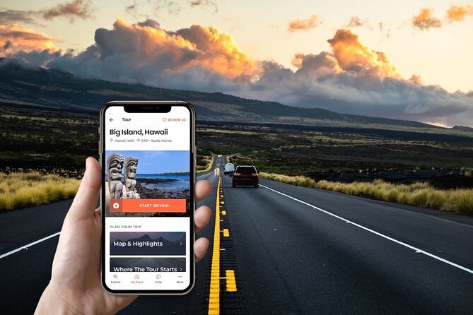 Self-Guided Audio Driving Tour in Big Island - How the GuideAlong app works on the road