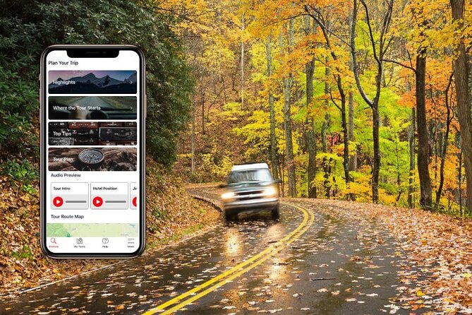 Self-Guided Audio Driving Tour in Great Smoky Mountains - How the GuideAlong tour works on the road