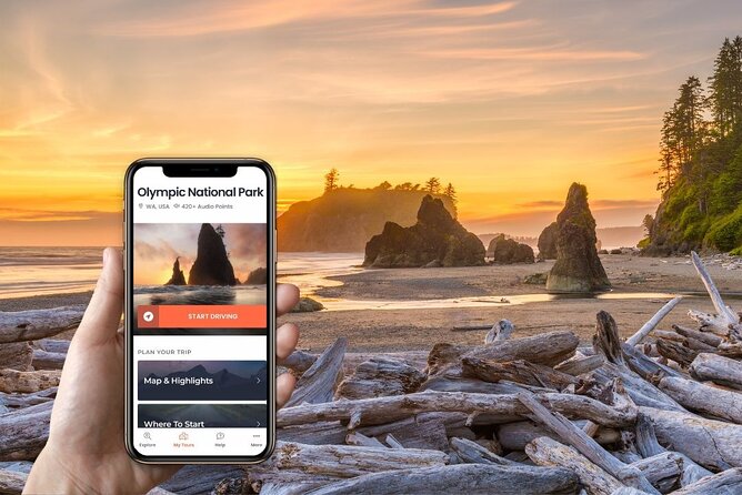 Self-Guided Audio Driving Tour in Olympic National Park - How this Olympic audio tour works