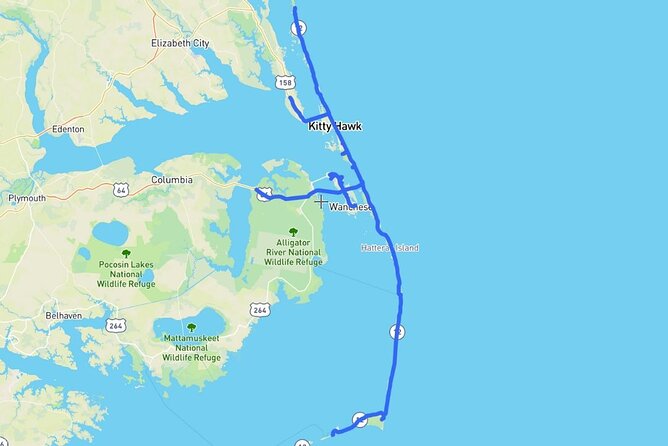 Self-Guided Audio Driving Tour in Outer Banks - Key points before you go