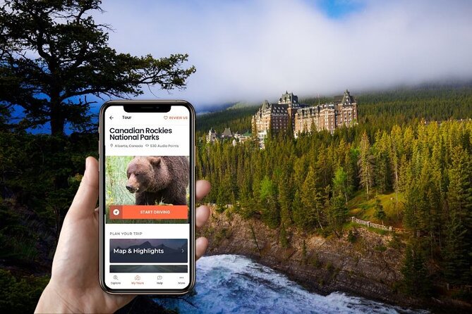 Self-Guided Audio Tours for the Canadian Rockies - A GPS guide for a very large road trip