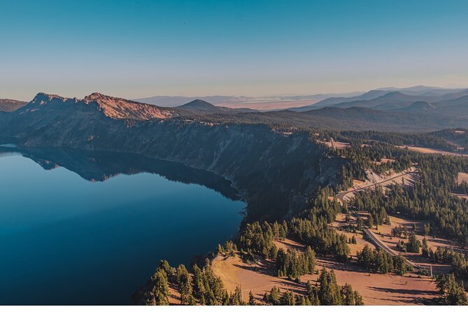 Self Guided Driving Audio Tour in Crater Lake - Vidae Falls and the sound of snowmelt