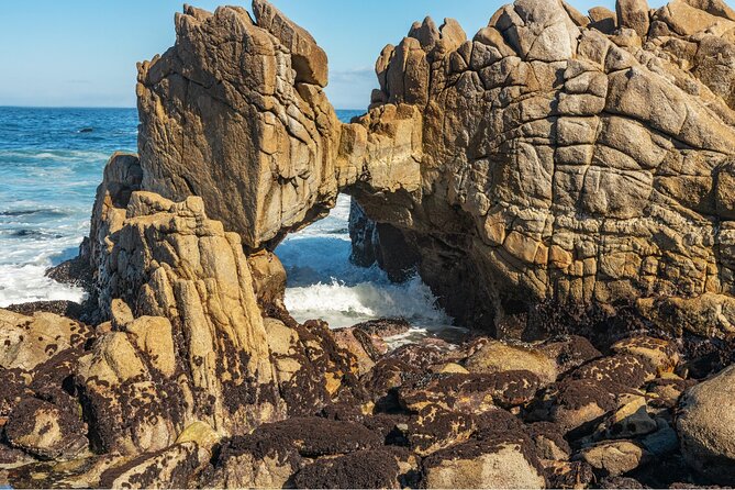 Self Guided Driving Audio Tour of 17 Mile Drive Monterey - China Rock: a final look at cliffs and clear water