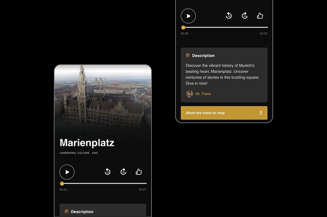 Self Guided Tours Munich With 100 Captivating Audio Stories - Begin at Marienplatz, where Munich tells its story