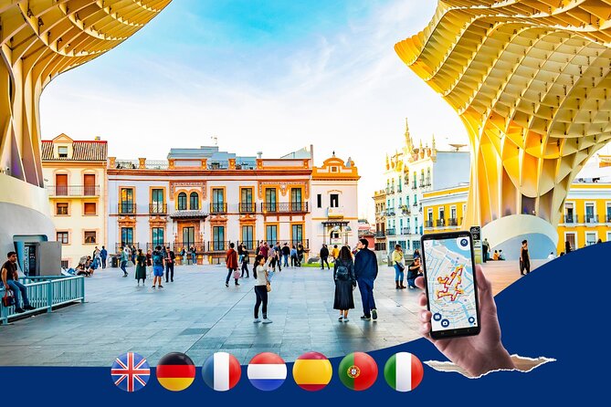 Sevilla Centre: City Walk Audioguide in 7 Languages on your Phone - Key points at a glance