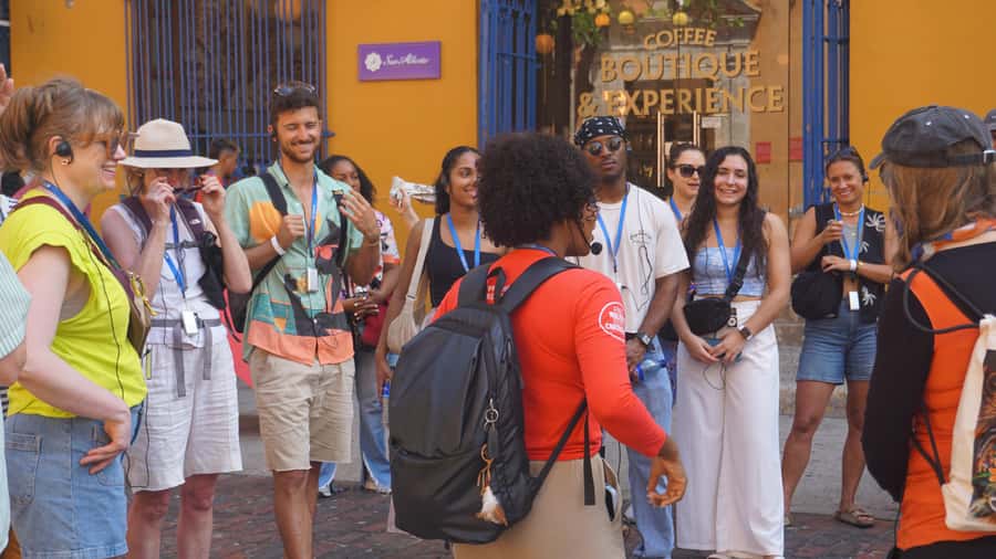 Shared Cartagena Old City Tour with Wireless Audio System - Bolívar Square, the cathedral, and the city’s public heart