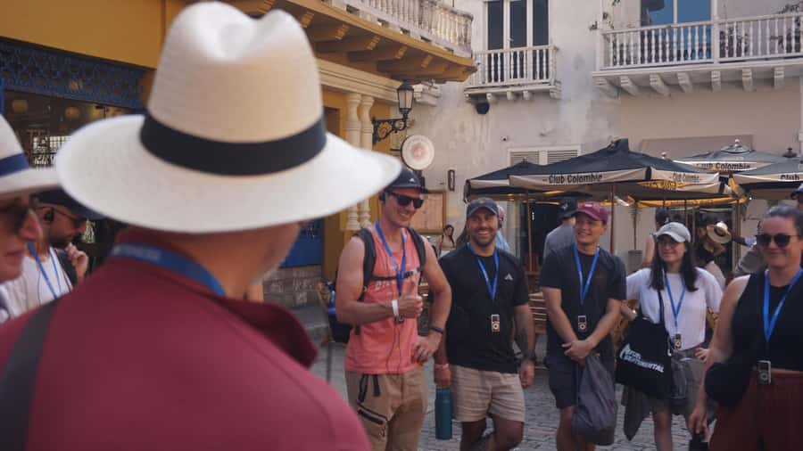 Shared Cartagena Old City Tour with Wireless Audio System - The walls, bastions, and cannon viewpoints