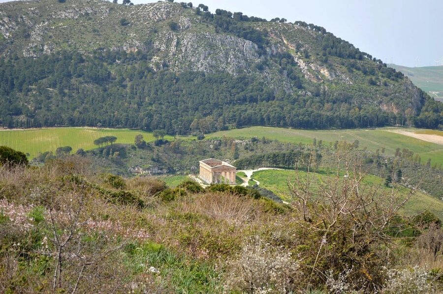 Sicily: Segesta Ticket, Shuttle Service & City Audio Tour - The Temple Below the Hill
