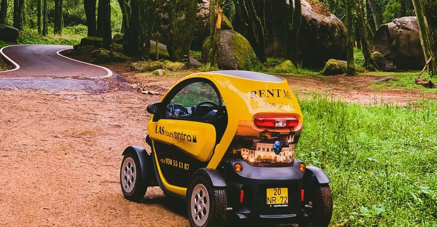 Sintra: 4 MAJOR Monuments Tour E-Car com GPS Audio Guide - The Moorish Castle and Sintra from above