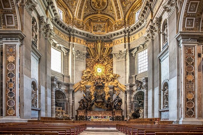 Skip the Line St Peter Basilica Papal Tomb Audio Guide with Water - The Dome, St. Peter’s tomb, and the religious setting