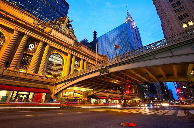 Skyline Night Bus Audio Narrated Tour Experience - St. Patrick’s Cathedral and Grand Central add older New York