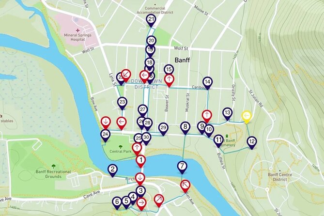 Smartphone Audio Driving Tour between Banff and Calgary - Starting the app before you leave Calgary or Banff