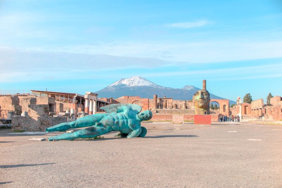 Sorrento & Pompeii Day Trip from Rome Audio Guide Tour - Pompeii with a guide or audio commentary